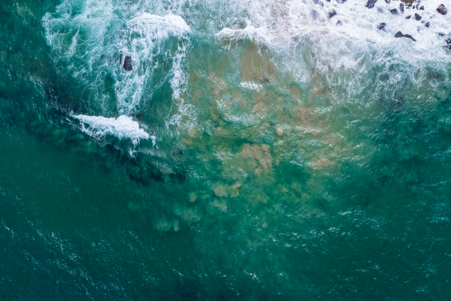 Freshwater Beach Aqua Colours