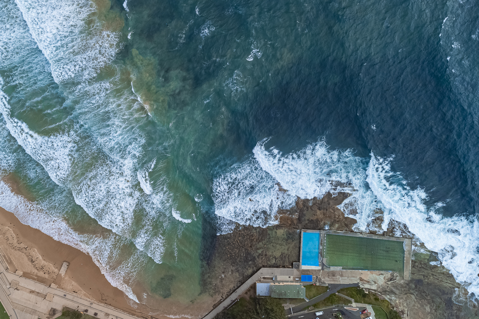 dee why aerial beach prints